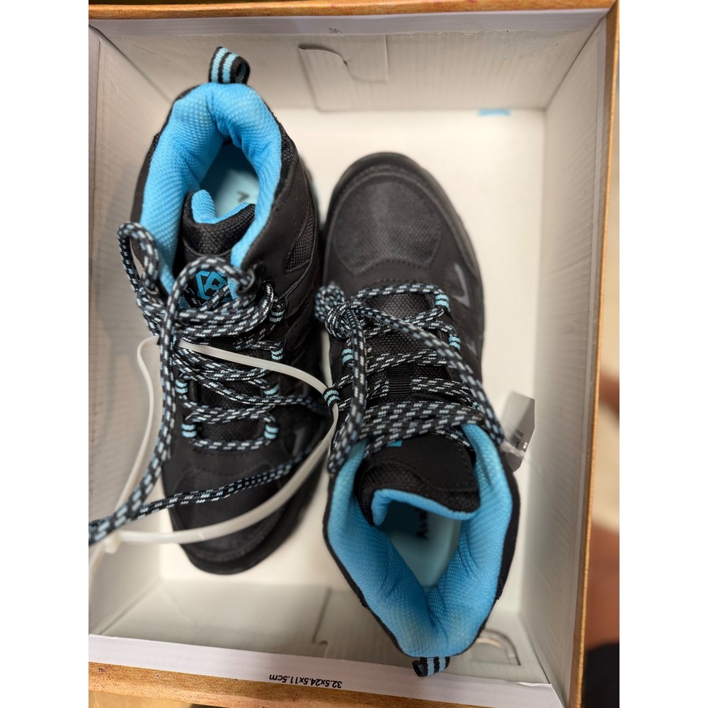 Avalanche Outdoor Supply Co Gear Hiking Boots Black Blue‎ Womens 6.5 NIB 532910 - Picture 4 of 6